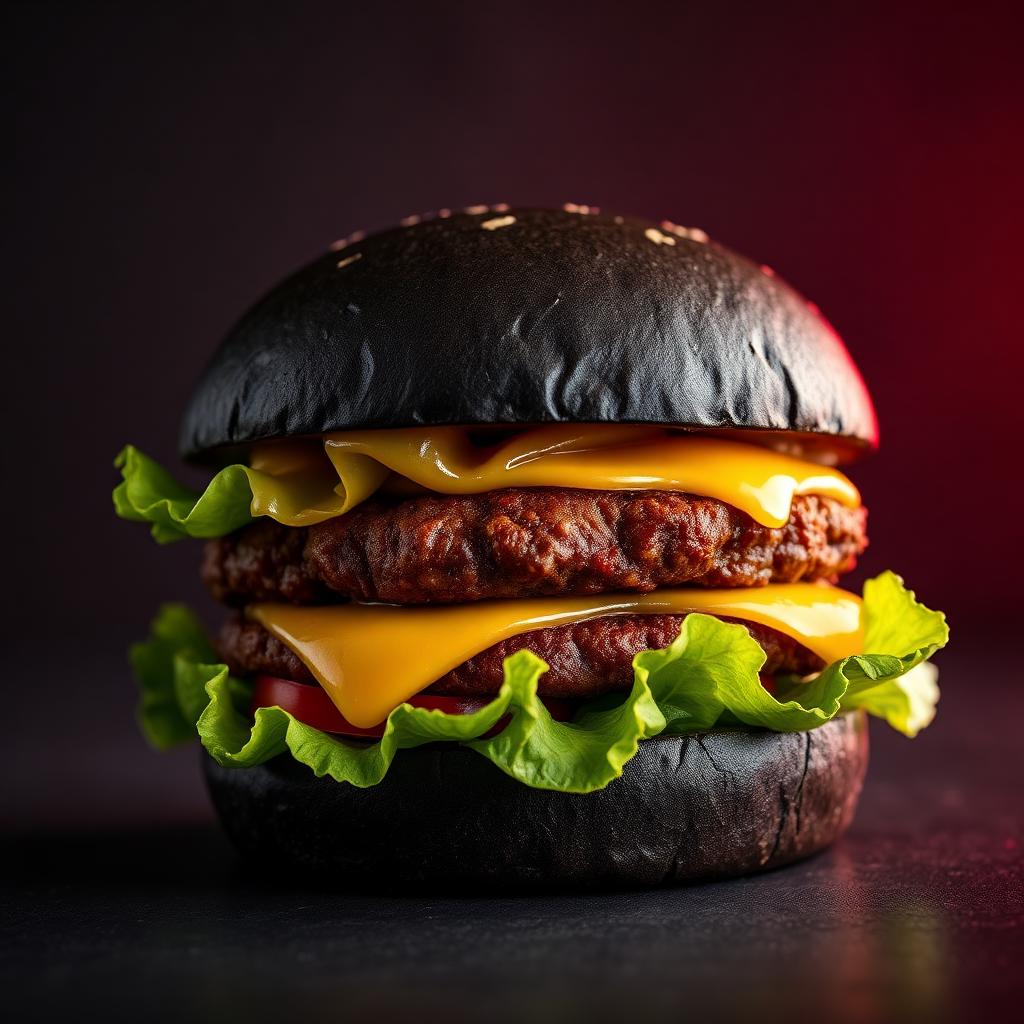 Burger Black Bun